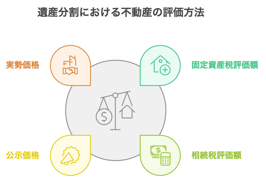 遺産分割における不動産の４つの評価方法